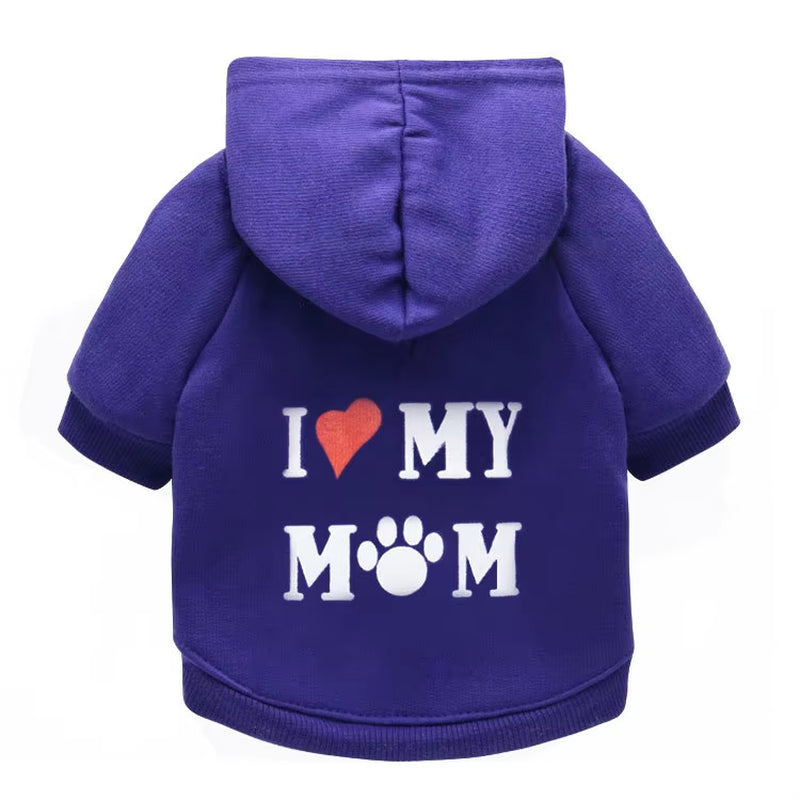 Security Dog Clothes Classic Pet Dog Hoodies Clothes for Small Dog Autumn Coat Jacket for Yorkie Chihuahua Puppy Clothing