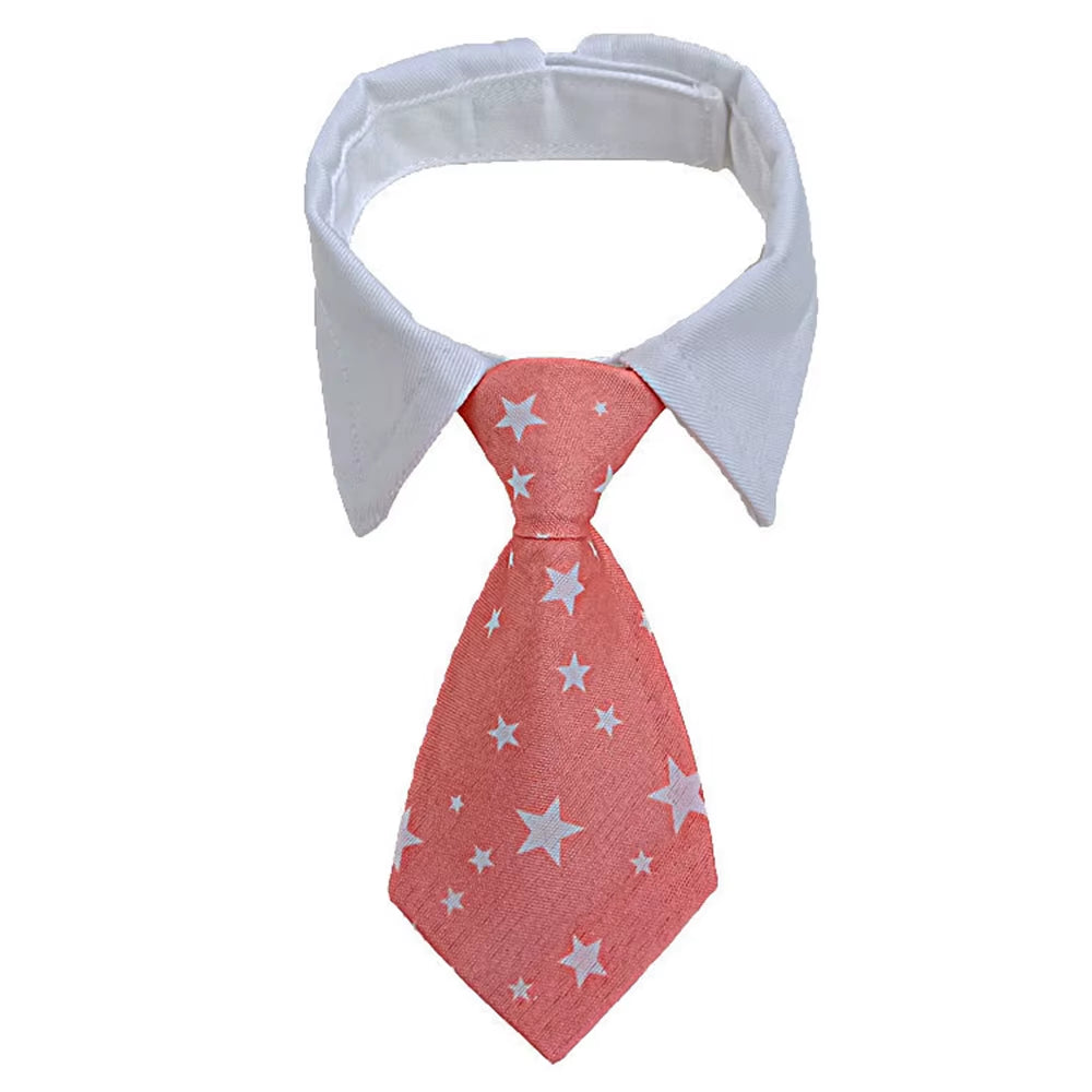 Pet Dog Cat Formal Necktie Tuxedo Bow Tie Black and Red Collar for Dog Cat Pet Accessories Suit for Small Medium Dogs and Cats