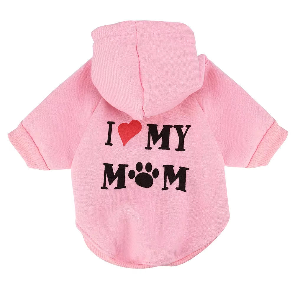 Security Dog Clothes Classic Pet Dog Hoodies Clothes for Small Dog Autumn Coat Jacket for Yorkie Chihuahua Puppy Clothing
