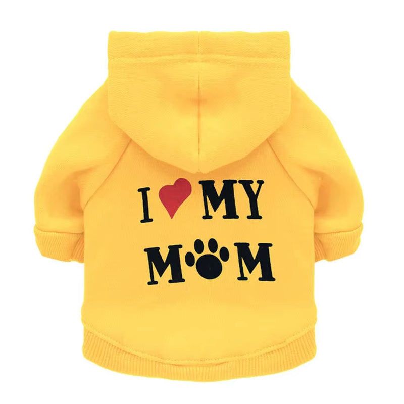 Security Dog Clothes Classic Pet Dog Hoodies Clothes for Small Dog Autumn Coat Jacket for Yorkie Chihuahua Puppy Clothing