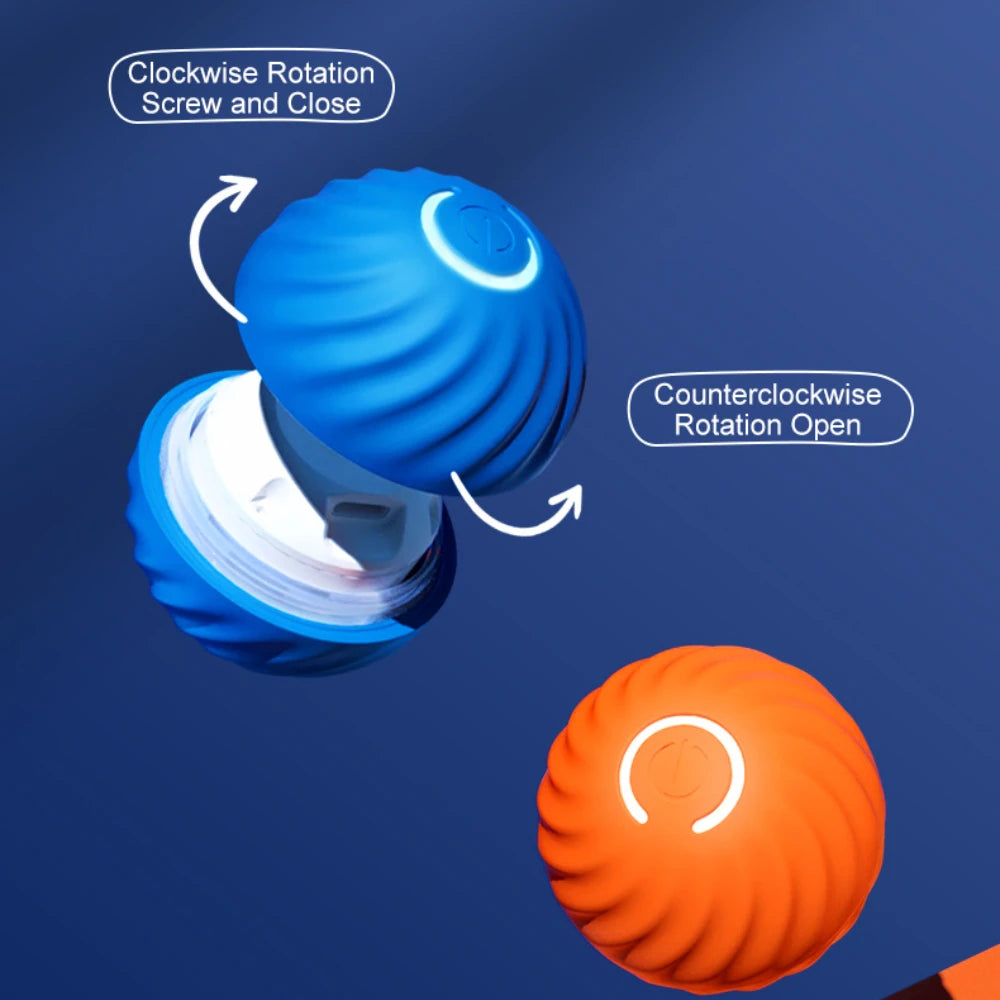 Smart Electric Ball Dog Toys Interactive Pet Toy Automatic Moving Bouncing Rolling Ball USB Charging Dog Toys Dog Accessories